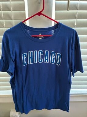 Fanatics Blue Chicago Cubs Short Sleeve Tee